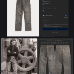 Polo Ralph Lauren Sandstone Double Knee Engineer Fit Canvas Work Pants RRL Double RL 3